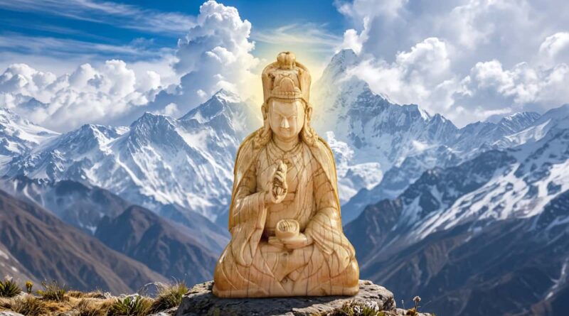 Padma Sambhava in Himalayas