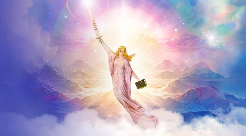 The Mighty Angel Clothed with a Cloud and a Rainbow