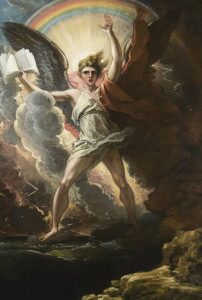 Benjamin West - A Mighty Angel Standeth upon the Land and upon the Sea - c 1797