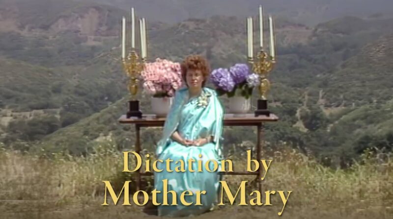 Dictation by Mother Mary May 15, 1983