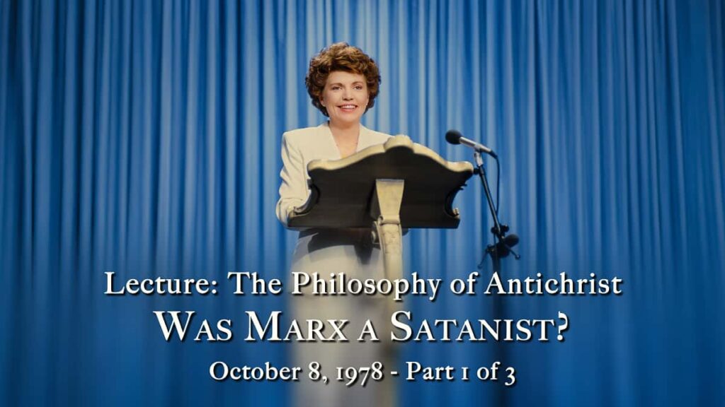 ECP-Lecture-The Philosophy of Antichrist - Was Marx a Satanist Pt 1 of 3